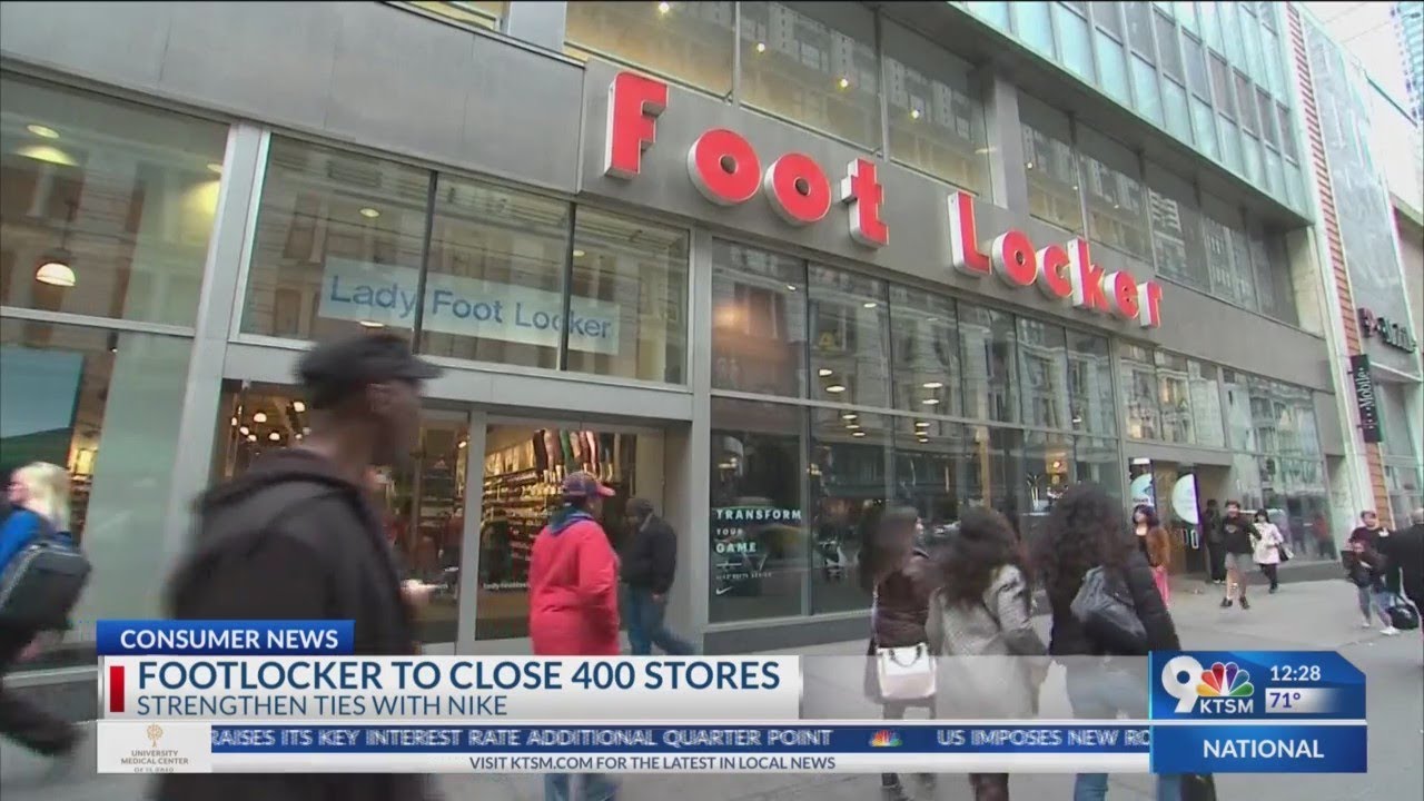 Foot Locker to close 400 stores across North America