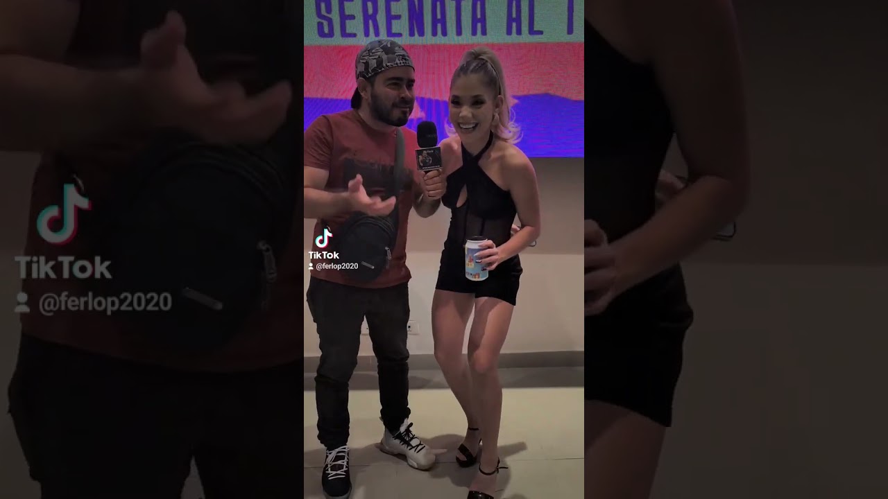 Se animó al reto Ferlop la hermosa Flavia Santistevan 😱