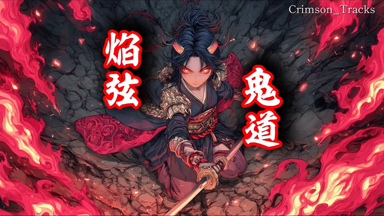 【和風Rock】『焔弦ノ鬼道』｜Crimson_Tracks