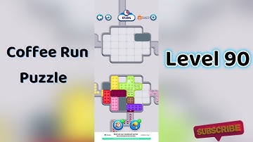 ☕ Coffee Run Puzzle Level 90 Walkthrough 🔍 | Coffee Run Level 90