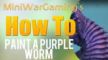 How To: Paint a Purple Worm