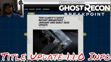 Ghost Recon Breakpoint | Title Update 1.1.0 Update, Terminator Event, and More!
