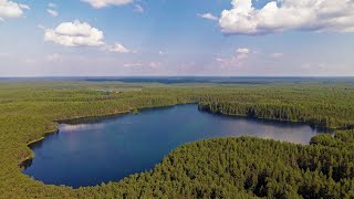 Озеро Глубокое, Беларусь | Съёмка с дрона