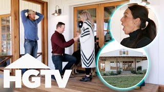 Wounded Veteran Proposes In Front Of The Farmhouse That Chip & Jo Converted For Him | Fixer Upper