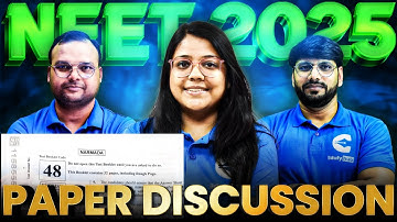 NEET UG 2025 Live Paper Discussion 🔍 | Question Analysis & Answer Key SET-48 | @Edufy_Hub  Live
