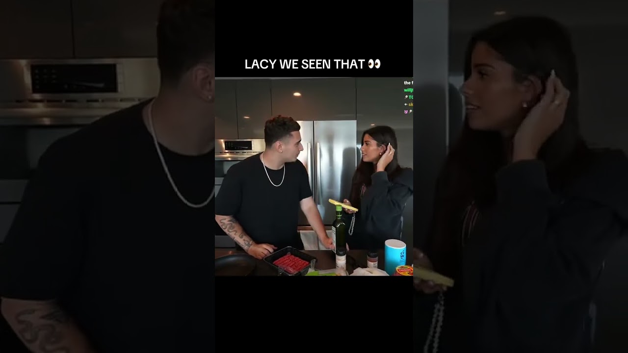 LACY CROSS CONTAMINATED THE WHOLE KITCHEN!