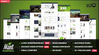Mint - Responsive Multi-Purpose WordPress Theme | Themeforest Website Templates and Themes