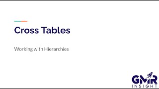 Spotfire Cross Tables - Hierarchies