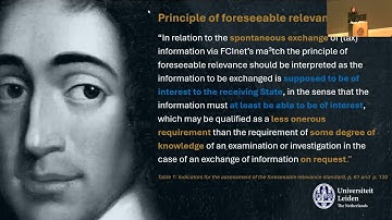 The Standard of Foreseeable Relevance in Exchange of Information:The use of FCInet ma3tch technology