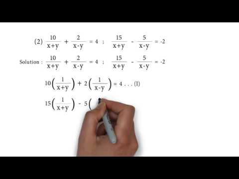 10 X Y 2 X Y 4 And 15 X Y 5 X Y 2 P S 1 4 Q2 Linear Equation In Two Variables Youtube