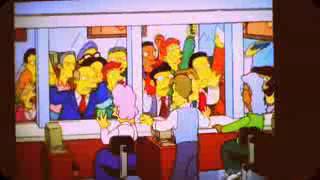 The Simpsons Bart At The Bank