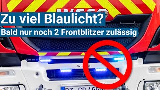 Blaulicht: Bald nur noch 2 Frontblitzer zulässig? 