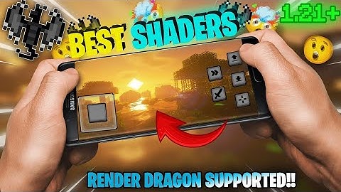 🔥Top 3 Best Shaders For MCPE 1.21+ | Full Render Dragon Supported (2025)