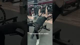new chest workout variation full getting a 3d look#bodybuilding#muscles#chest#motivation