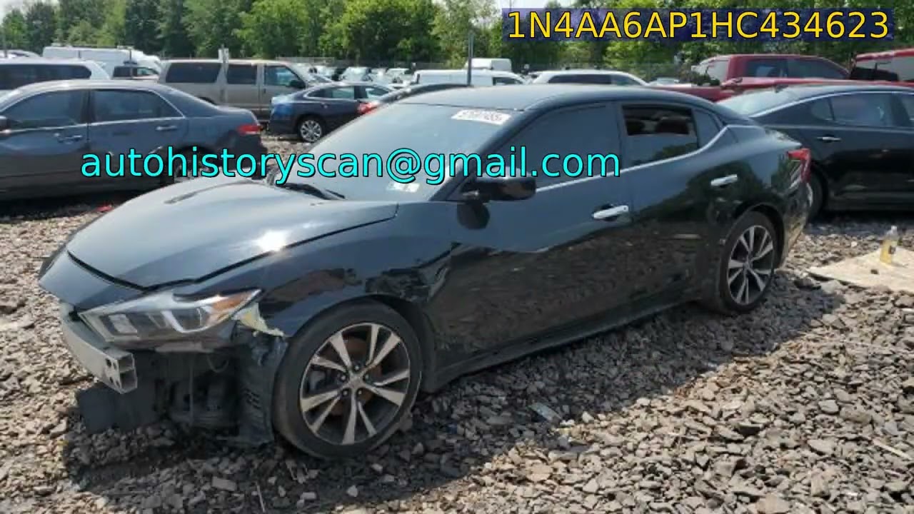 1N4AA6AP1HC434623 Nissan Maxima 3.5s 2017 - YouTube