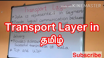 Transport Layer in tamil | Computer Network transport layer in tamil | layers in tamil | 7 layers