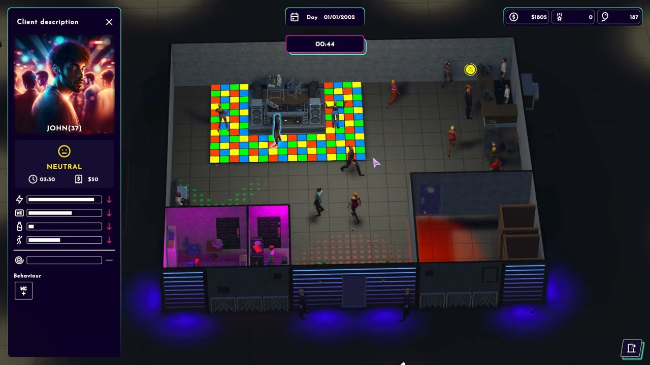 Disco Simulator - Demo: The Dream, la meilleure boîte de nuit de l'Aube!