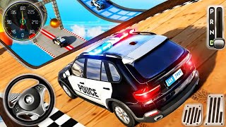 Police Prado Car Stunt Racing - Ramp Car Stunts Simulator 3D - Android GamePlay screenshot 5