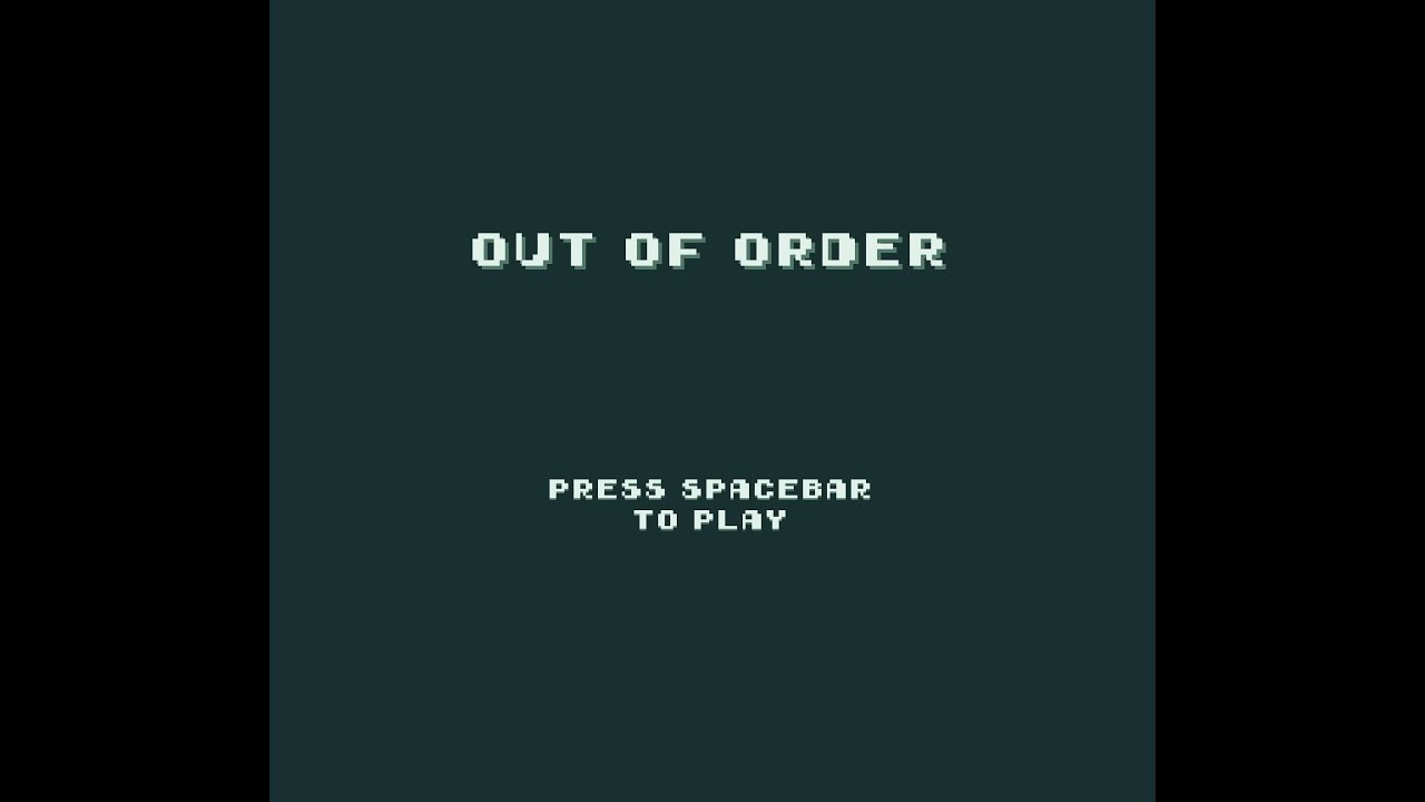 [GMTK2020] Out Of Order - gameplay