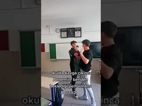 okulda kavga çıkınca