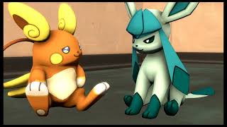 Glaceon's gassy play with Alolan Raichu