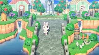 (あつ森）パステルカラーな住宅の家周りをクリエイト/ウェディングベル[Animal Crossing]