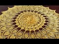 Crochet Mandala GOLDEN AUTUMN Rows 41-42