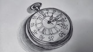 Easy sketch of pocket watch