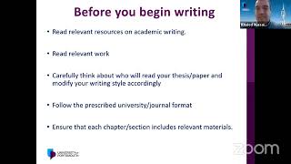 Tips for academic writing