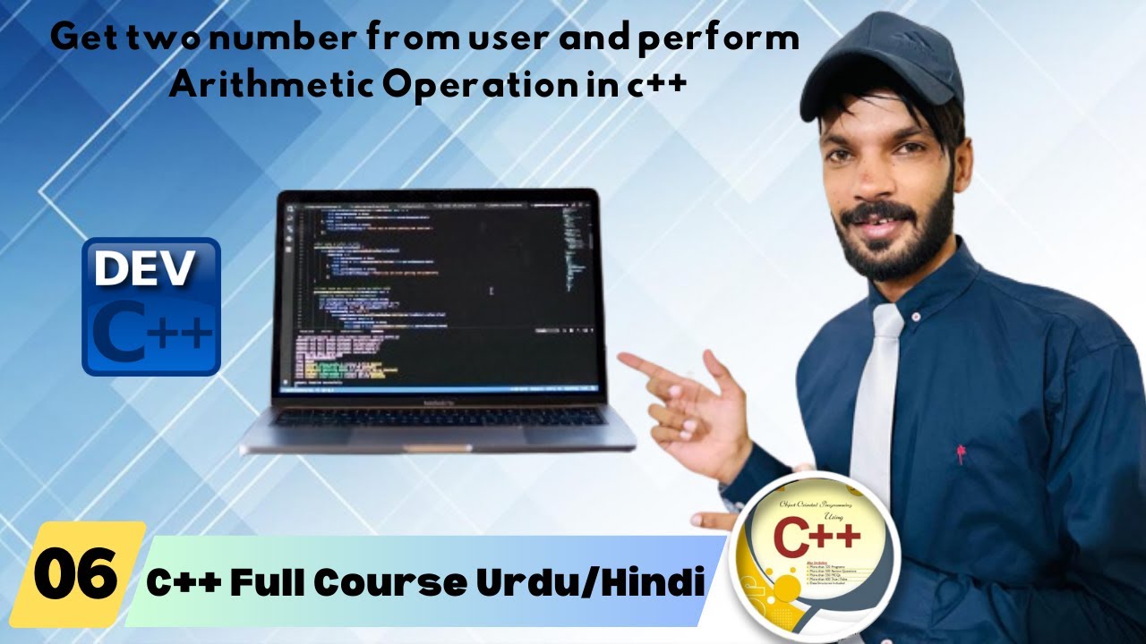 Get two number from user and perform Arithmetic Operation C++ 2024 in ...