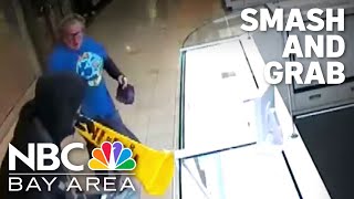 Viral video of smash-and-grab robbery in Concord's Sunvalley Mall