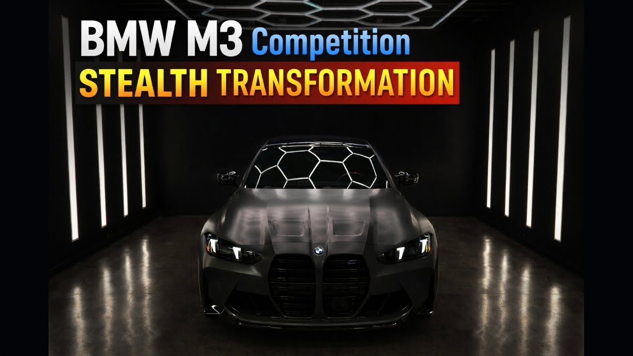 BMW M3 Competition Goes Stealth | XPEL PPF Install