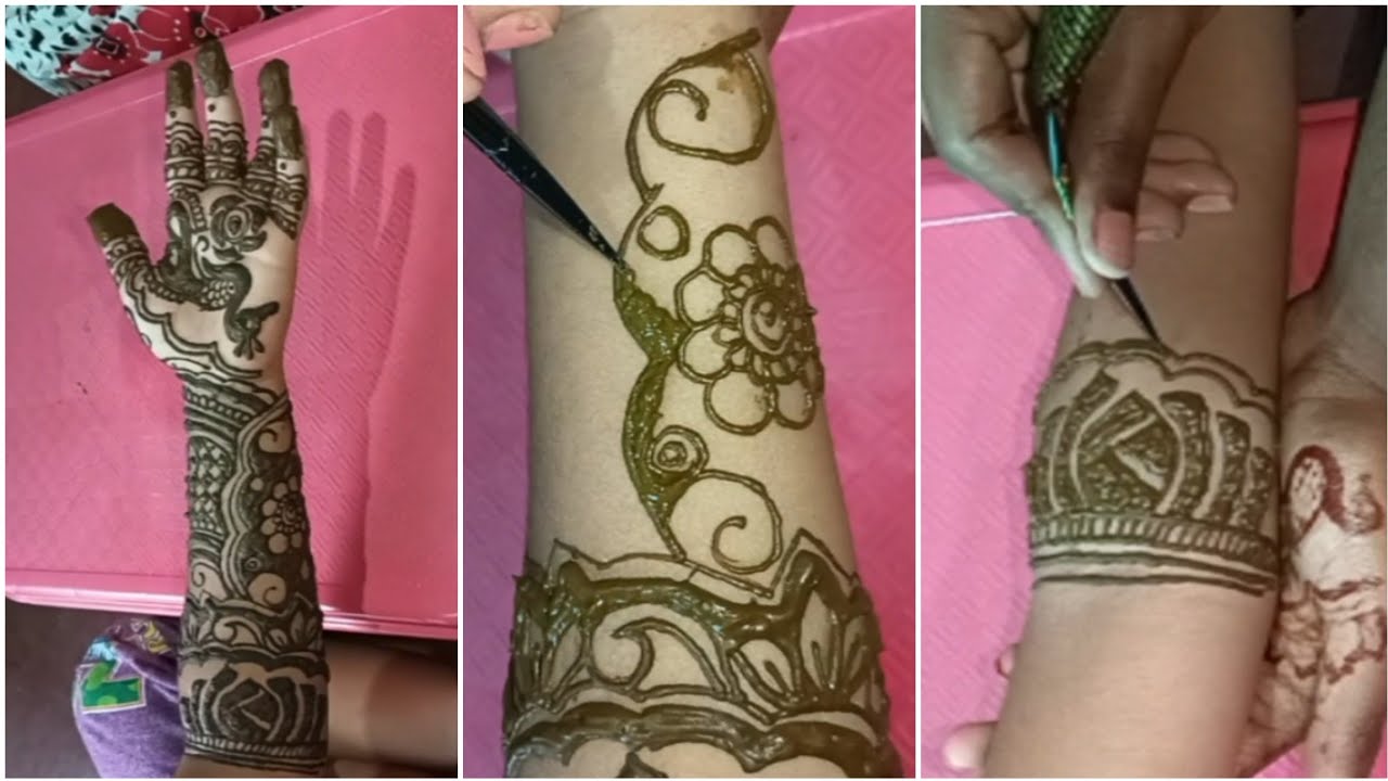 She's not an Expert | Mehendi Design on my Daughter's Hand