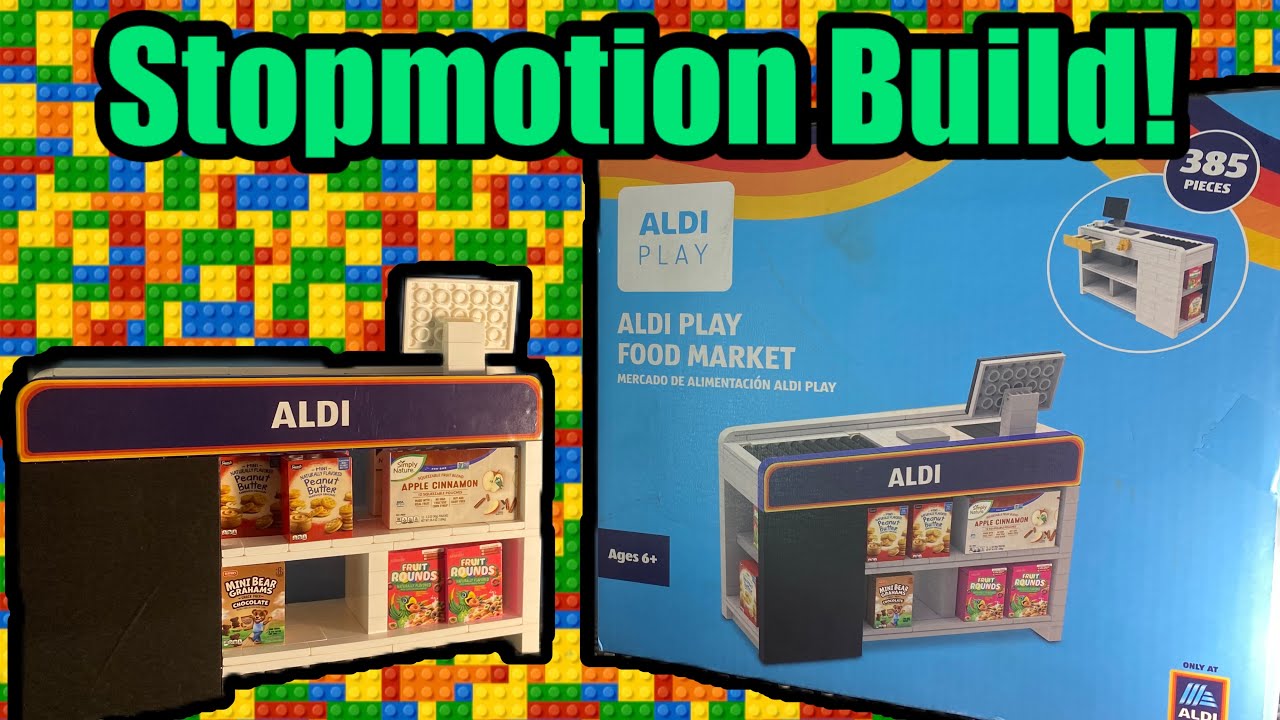 FAKE LEGO Aldi Checkout Stopmotion Build