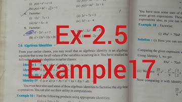 Class 9th||chapter 2||ex-2.5,Algebraic identities ,Example 17th||ncert,cbse maths||#N.S study