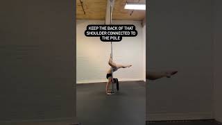 How to do a Pole Handstand// Pole Dance Tutorial//  #poledance #polefitness