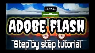 ADOBE FLASH - HOW TO ADD BACKGROUND TO A MOVING OBJECT TUTORIAL