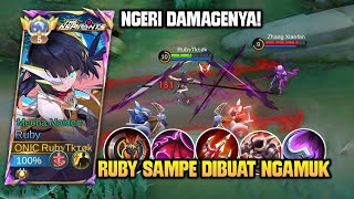 INI AKIBATNYA BIKIN RUBY MARAH, BENEDETTA SAMPE KESEL! BUILD FULL COOLDOWN! TOP GLOBAL RUBY