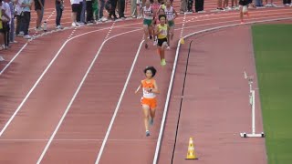 【津田萌々子選手】20250913諫早ナイター 女子3000m1組