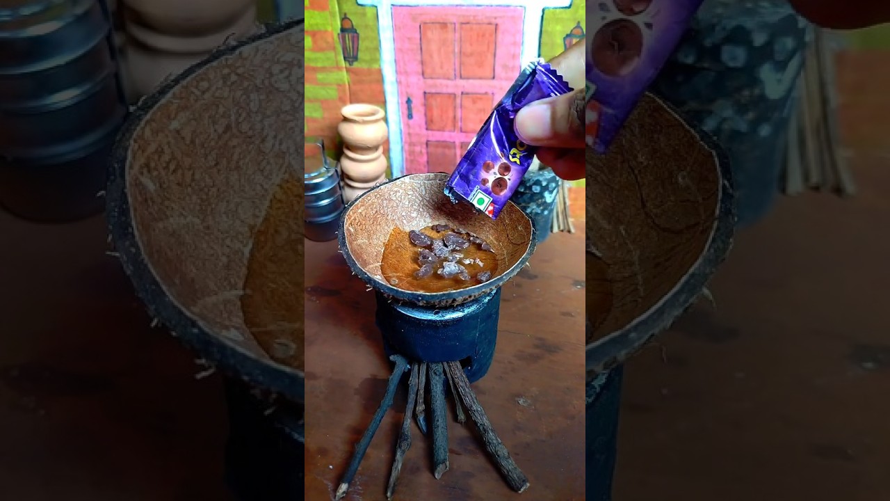 Miniature Chocolate Tea ☕Yummy Chai Miniature Cooking 