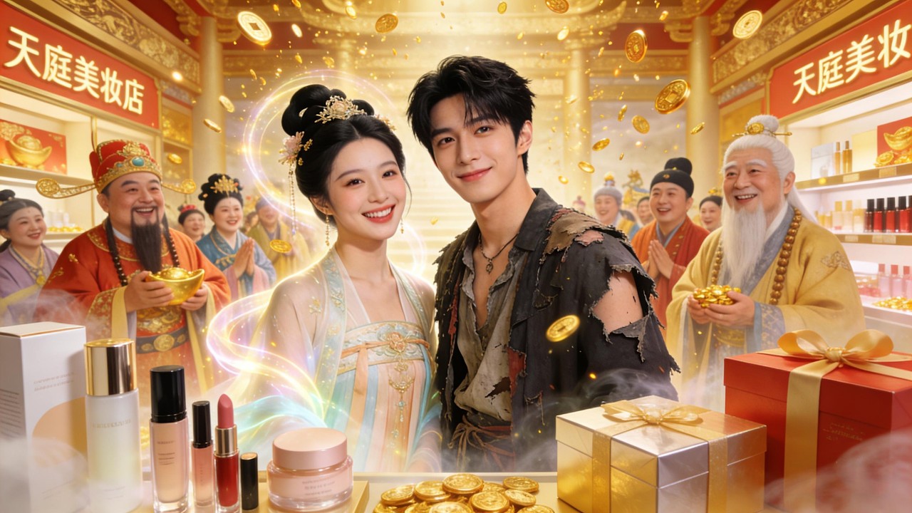 天庭美妆大亨：郑宇带货赚翻天