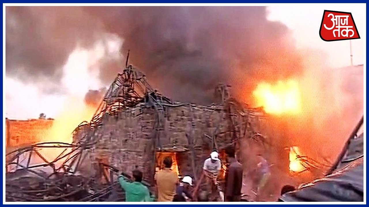 Bhopal: Massive fire Breaks Out At Plastic factory