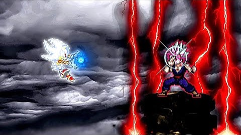 Hyper Sonic H 11P OP VS Gohan Beast V2 OP in Jump Force Mugen