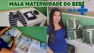 MALA MATERNIDADE DO BEBÊ PELO SUS-SIMPLES,APENAS O ESSENCIAL/#maternidade #gestante