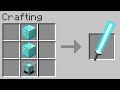 Minecraft but you can craft LASER swords from any block...