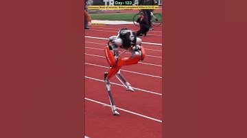 Guinness Book of Record , Robot finished 100m running race in 22.02s #running #robotic #trending