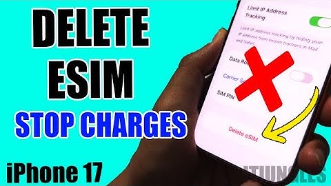 Hoe verwijder je een eSIM veilig van je iPhone?