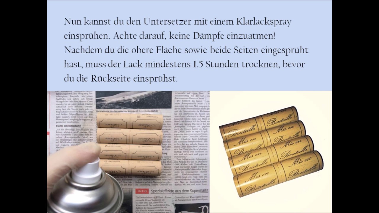 Korkuntersetzer selber basteln | DIY