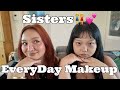 姉妹で毎日メイク👭❤️