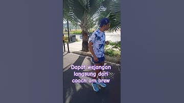 coaching clinic dari coach Om brew #shorts #running #tipslari #runners #laripagi